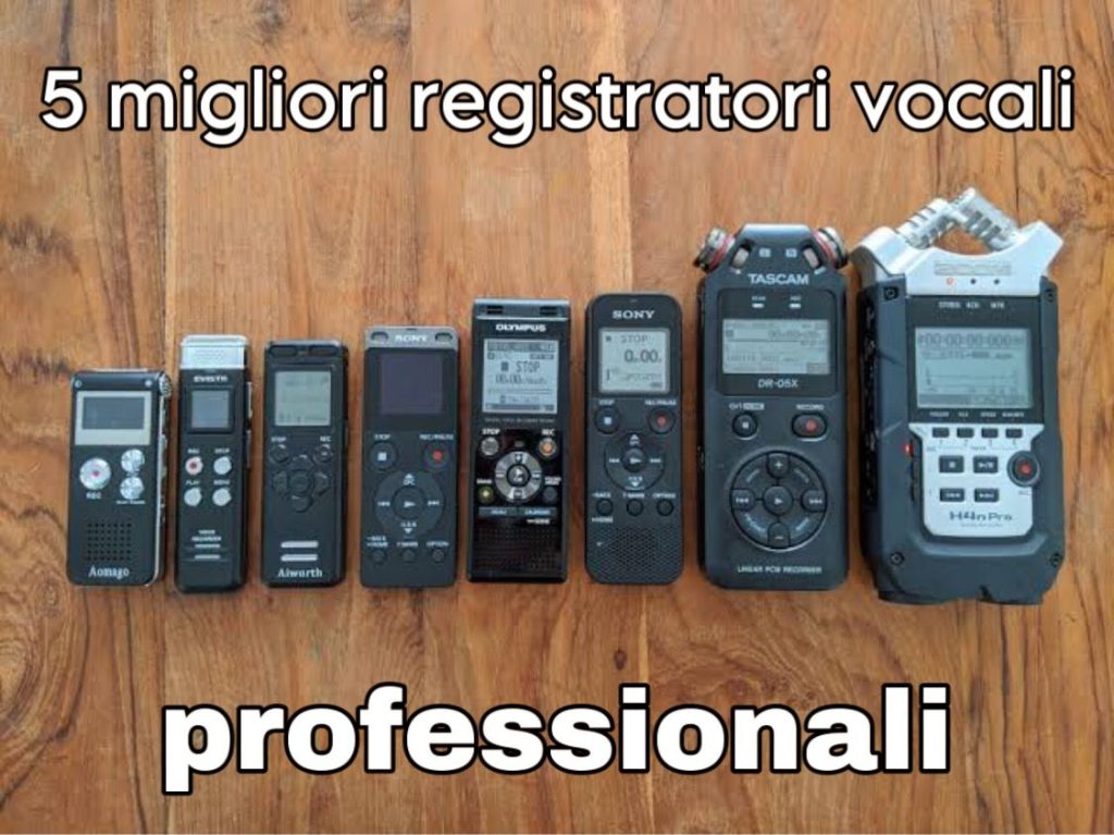 Registratore vocale professionale di alta qualità Audio digitale Mini registratore  vocale digitale